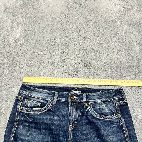 Silver Jeans Womens 33 x33 (35x32.5) Eden Bootcut Contrast Stitching - Picture 8 of 11